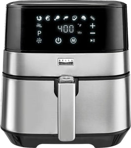 Bella - Pro Series 5.3 qt. Digital Air Fryer - Stainless Steel